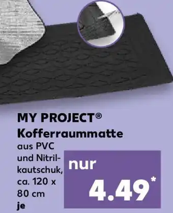 Kaufland MY PROJECT Kofferraummatte Angebot