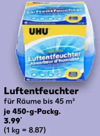 Kaufland UHU Luftentfeuchter Angebot
