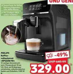 Kaufland PHILIPS Kaffeevollautomat EP2230/10 Angebot