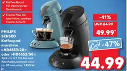 Kaufland PHILIPS SENSEO Kaffeepadmaschine HD6553/20 oder HD6553/50 Angebot