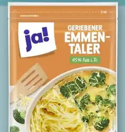 REWE Center ja! Geriebener Emmentaler Angebot