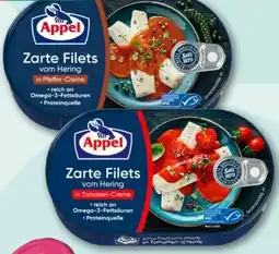 REWE Center Appel Zarte Filets vom Hering in Pfeffer-Creme Angebot
