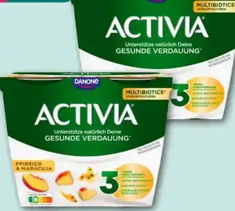 REWE Center Danone Activia Fruchtjoghurt Pfirsich und Maracuja Angebot