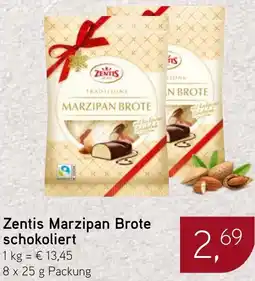 Dornseifer Zentis Marzipan Brote schokoliert Angebot