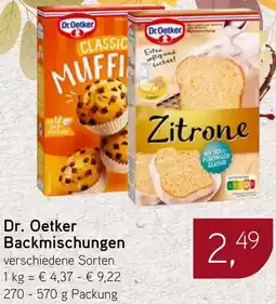 Dornseifer Dr. Oetker Backmischungen Angebot