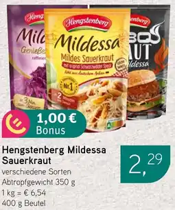 Dornseifer Hengstenberg Mildessa Sauerkraut Angebot