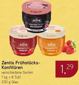 Dornseifer Zentis Frühstücks Konfitüren Angebot