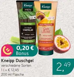 Dornseifer Kneipp Duschgel Angebot