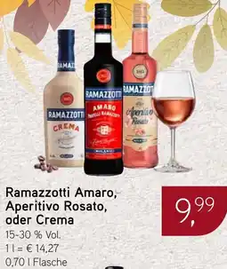 Dornseifer Ramazzotti Amaro, Aperitivo Rosato, oder Crema Angebot