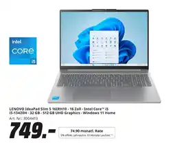 MediaMarkt Lenovo ideapad slim 5 16irh10 Angebot