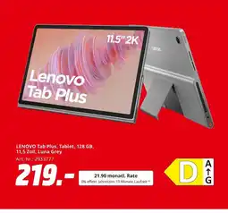 MediaMarkt Lenovo tab plus Angebot