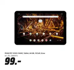 MediaMarkt Peaq pet 10181-f464e, tablet Angebot