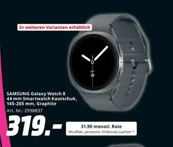 MediaMarkt Samsung galaxy watch 8 Angebot