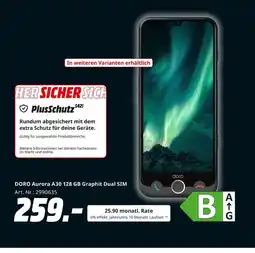 MediaMarkt Doro aurora a30 128 gb graphit dual sim Angebot