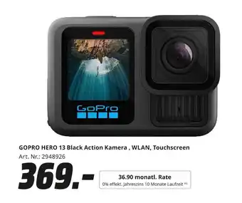 MediaMarkt Gopro gopro hero 13 black action kamera Angebot
