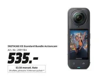 MediaMarkt Insta360 x5 standard bundle actioncam Angebot