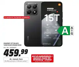 MediaMarkt Xiaomi xiaomi 15t black 12gb ram 256gb rom Angebot