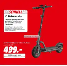 MediaMarkt Navee n65i e-scooter (10,5 zoll, black) Angebot