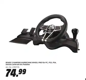 MediaMarkt Ready 2 gaming hurricane wheel pro Angebot
