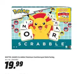 MediaMarkt Mattel games scrabble pokémon familienspiel mehrfarbig Angebot