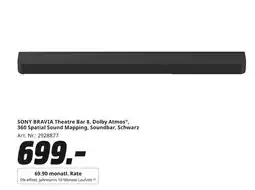 MediaMarkt Sony bravia theatre bar 8 Angebot