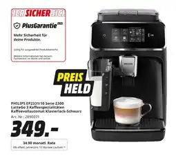 MediaMarkt Philips ep2331/10 serie 2300 lattego Angebot