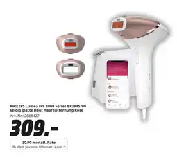 MediaMarkt Philips lumea ipl 8000 series bri945/00 seidig glatte haut haarentfernung rosé Angebot