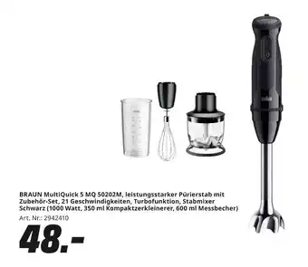 MediaMarkt Braun multiquick 5 mq 50202m stabmixer Angebot