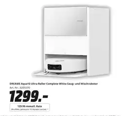 MediaMarkt Dreame aqua10 ultra roller complete white saug- und wischroboter Angebot