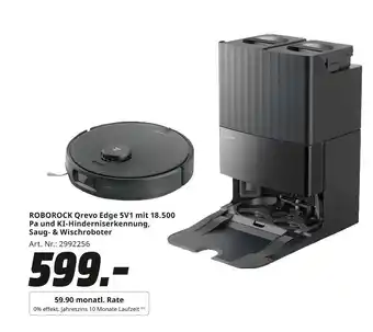 MediaMarkt Roborock qrevo edge 5v1 saug- & wischroboter Angebot