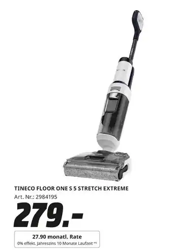MediaMarkt Tineco floor one s 5 stretch extreme Angebot
