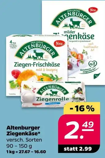 NETTO Altenburger ziegen-frischkäse Angebot