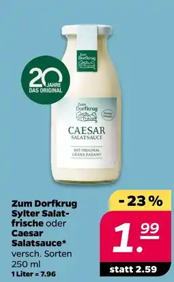 NETTO Zum dorfkrug syltfrische salatsauce Angebot