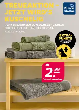 NETTO Kleine wolke handtücher Angebot