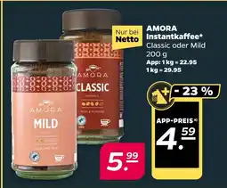 NETTO Amora instantkaffee classic Angebot