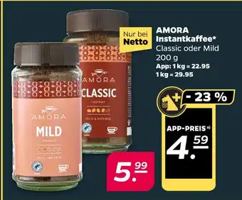 NETTO Amora instantkaffee classic Angebot