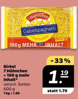 NETTO Birkel 7 hühnchen + 100 g mehr inhalt Angebot