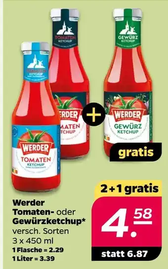 NETTO Werder tomaten ketchup Angebot