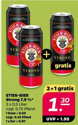 NETTO Stier-bier stier-bier strong 7,9 % Angebot