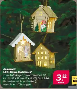 NETTO Dekorado led-deko-holzhaus Angebot