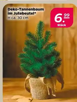 NETTO Deko-tannenbaum im jutebeutel Angebot