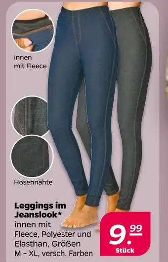 NETTO Leggings im jeanslook Angebot