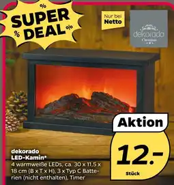 NETTO Dekorado led-kamin Angebot