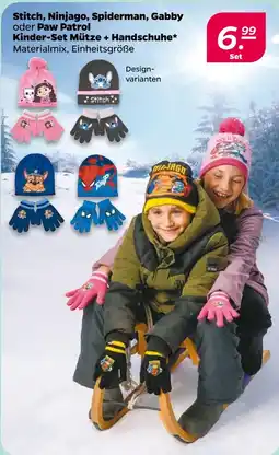 NETTO Stitch kinder-set mütze + handschuhe Angebot