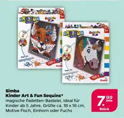 NETTO Simba kinder art & fun sequins Angebot