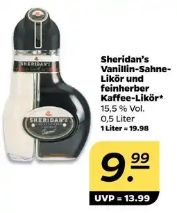 NETTO Sheridan’s vanillin-sahne-likör und feinherber kaffee-likör Angebot
