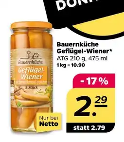 NETTO Bauernküche geflügel-wiener Angebot