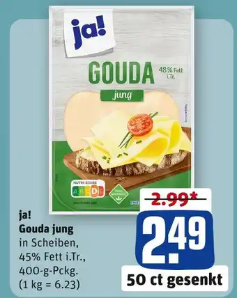 REWE Ja! gouda jung Angebot