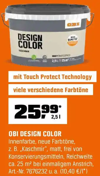 OBI Obi design color Angebot