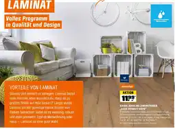 OBI Kaindl aqualine laminatboden ,,eiche zermatt vispa" Angebot